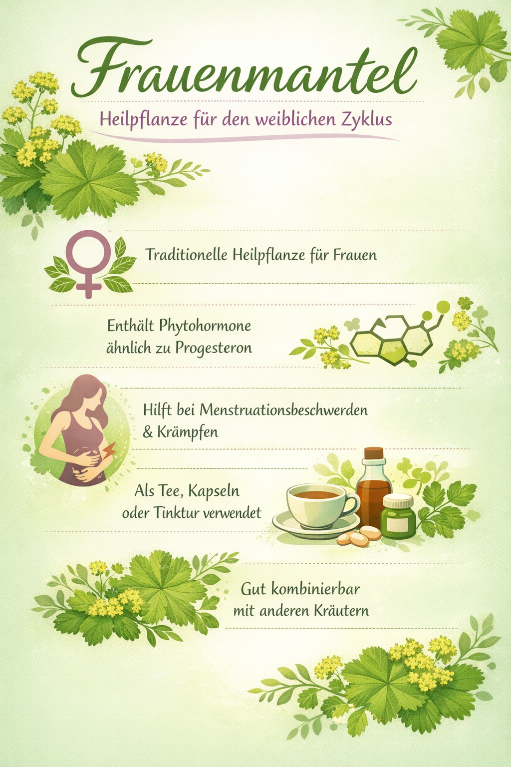 Frauenmantel im Alltag