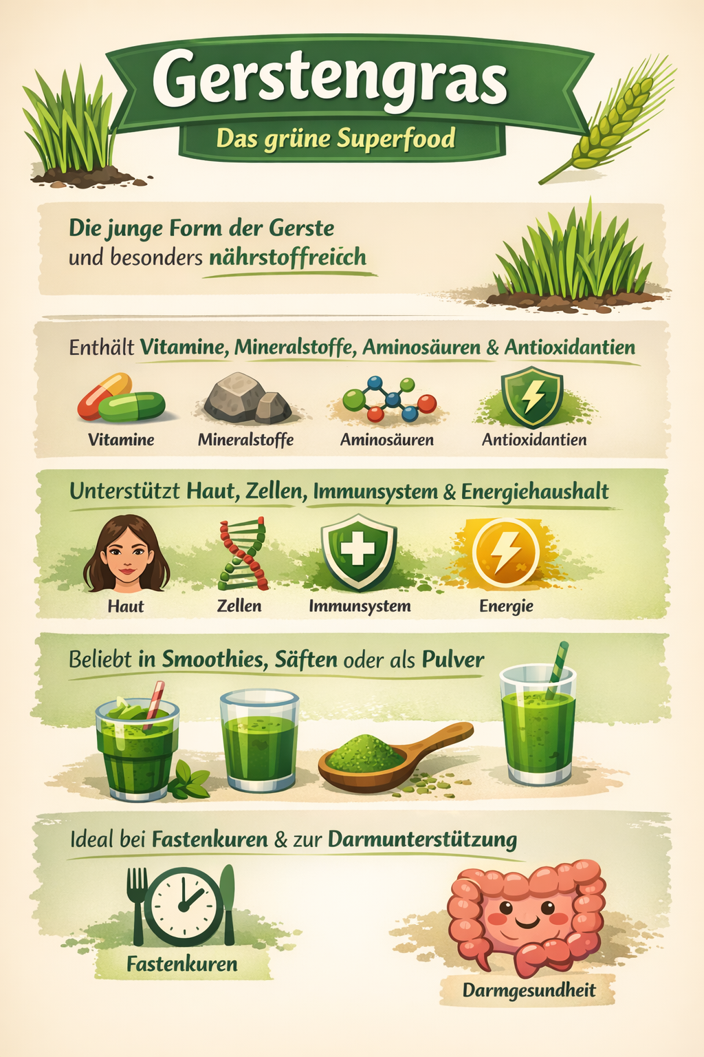 Gerstengras Superfood