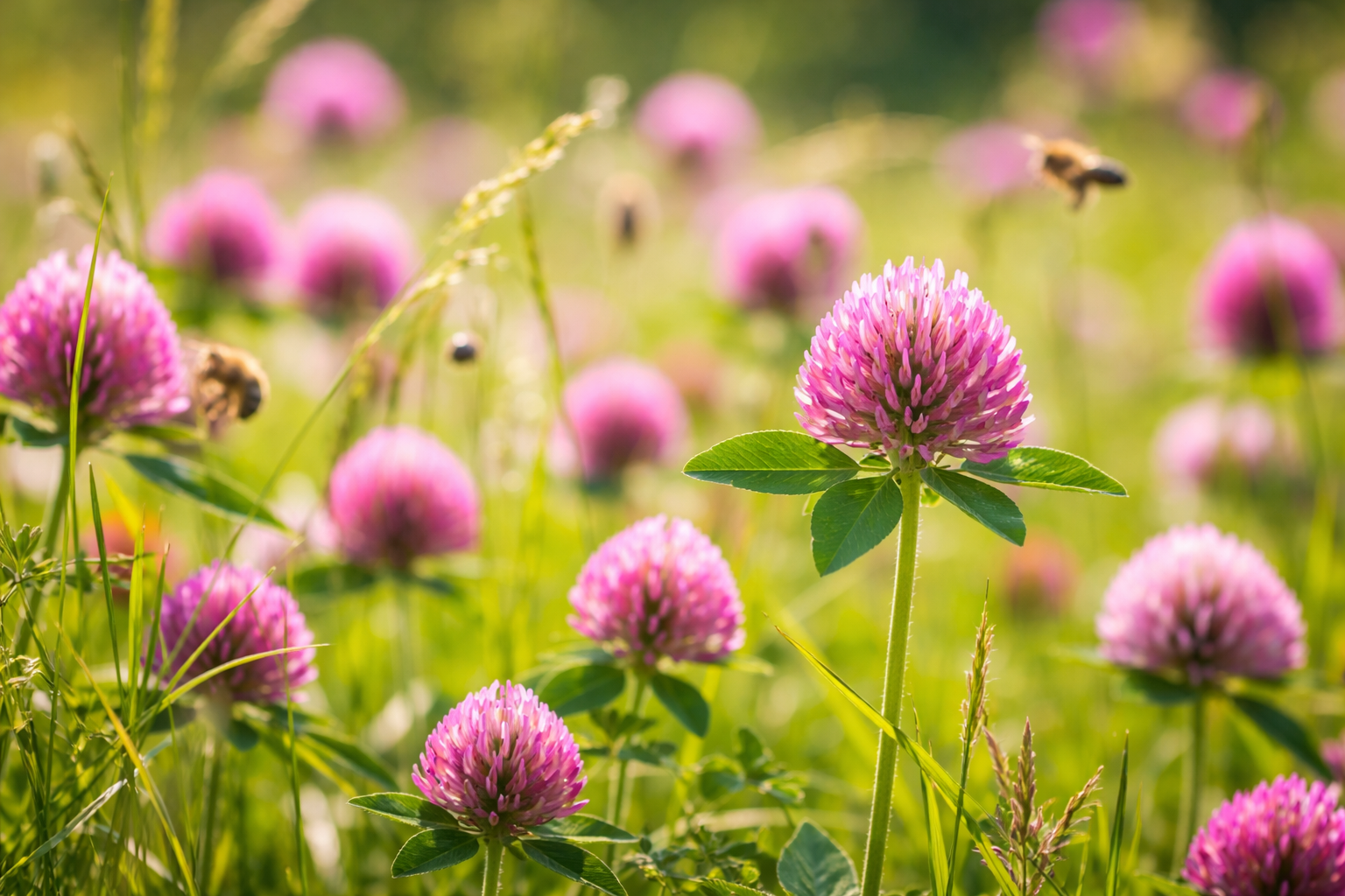 Rotklee: Wirkung, Inhaltsstoffe & Anwendung