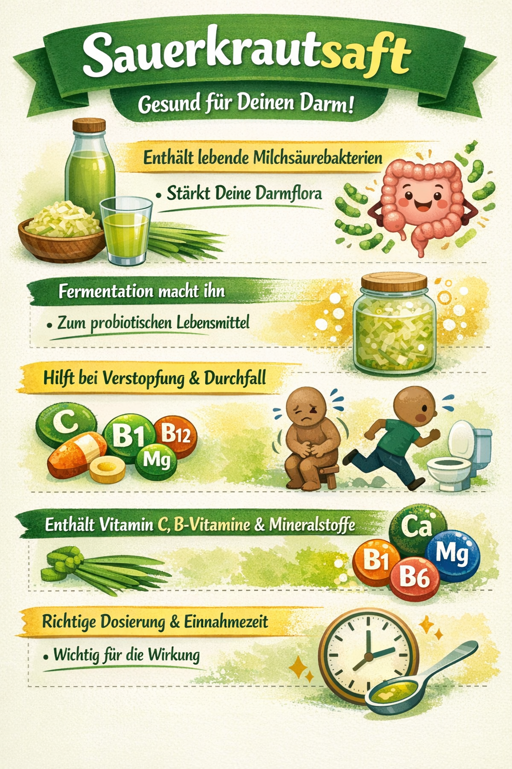 Sauerkraftsaft Wirkung Anwendung